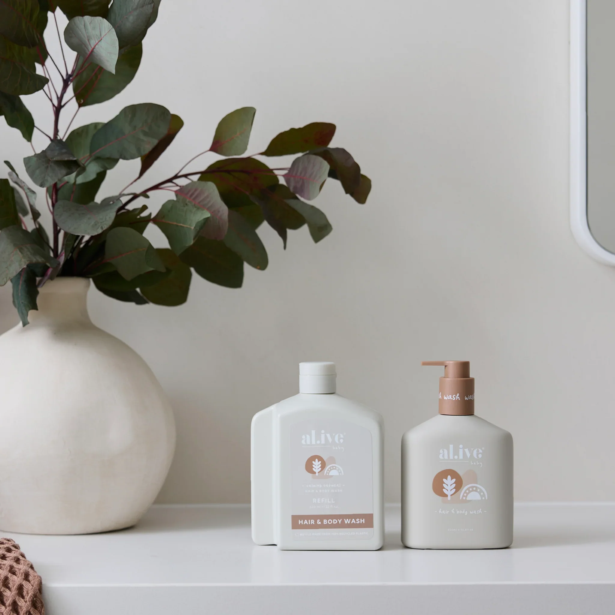 650ml Baby Wash Refil - Calming Oatmeal - Image 4