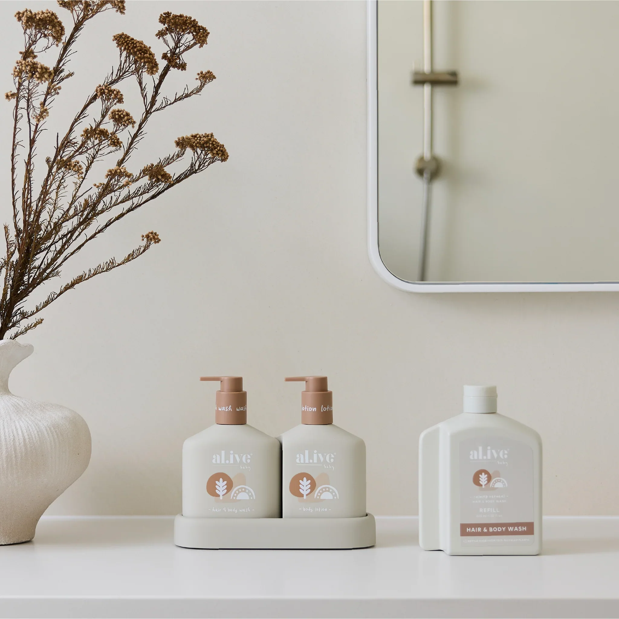 650ml Baby Wash Refil - Calming Oatmeal - Image 5