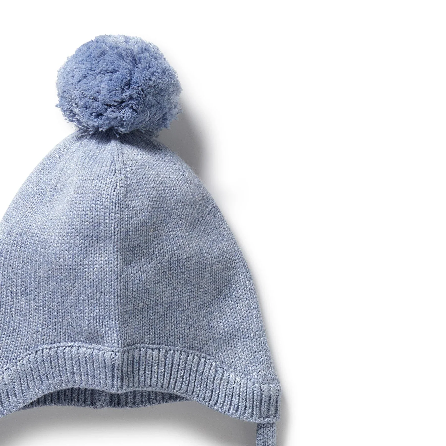 Beanie | Knitted Bonnet - Blue Speckle - Image 3