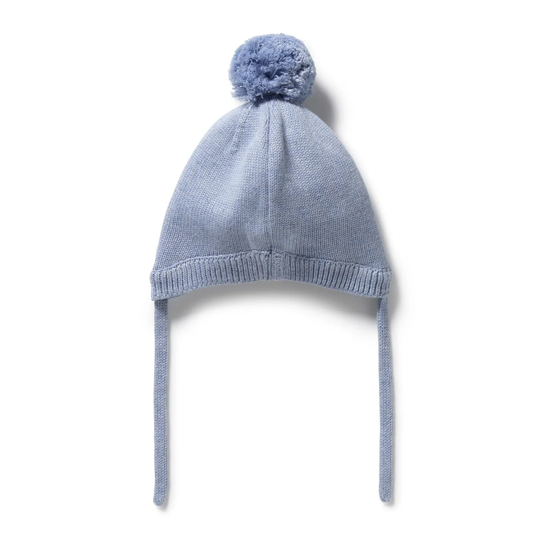 Beanie | Knitted Bonnet - Blue Speckle - Image 5