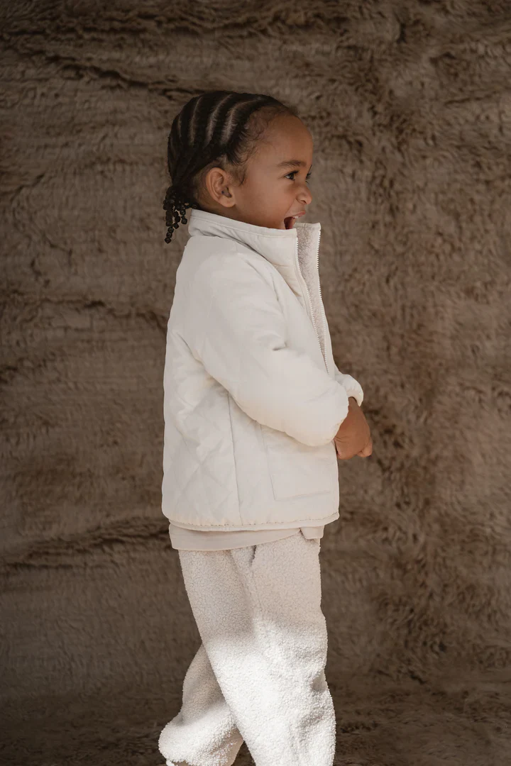 Jacket | Reversible Teddy - Beige - Image 7