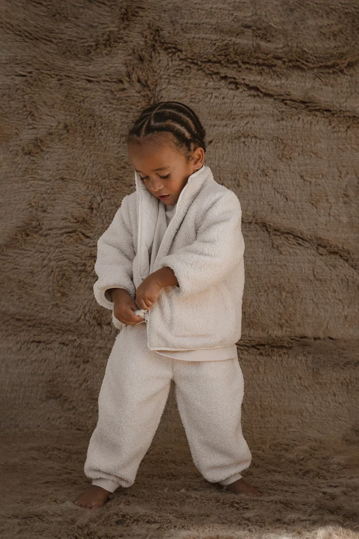 Jacket | Reversible Teddy - Beige - Image 8