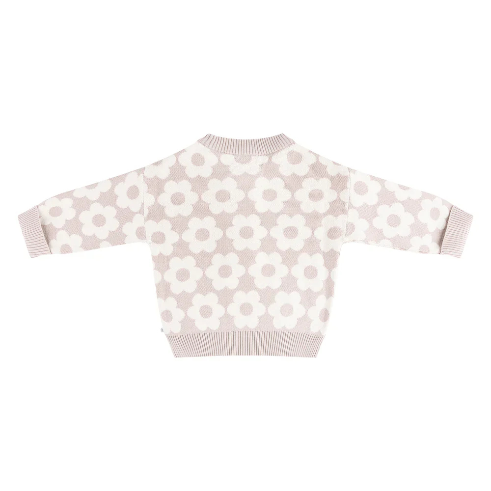 Jumper | Knit - Neutral Floral - Image 5