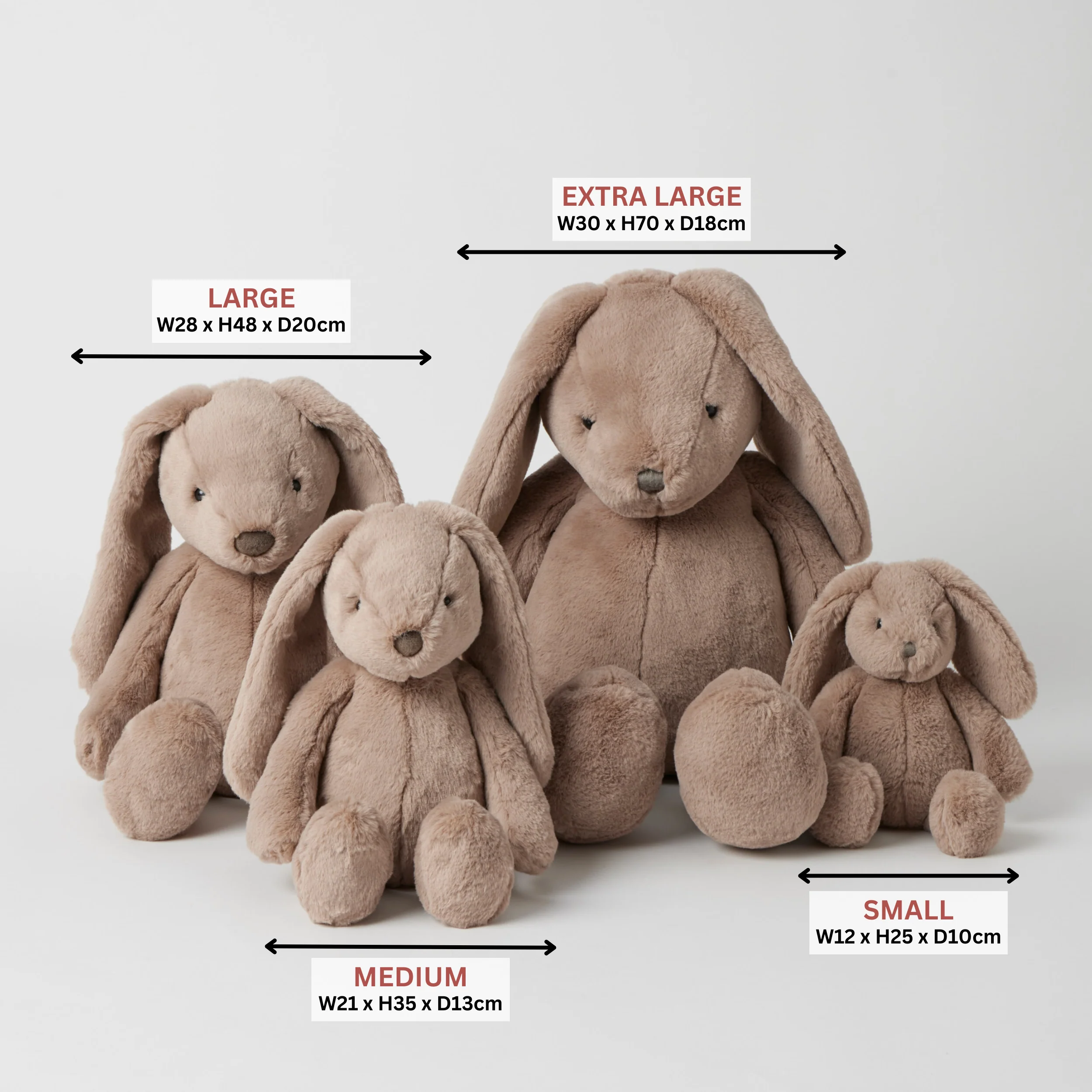Large Bunny - Taupe - Image 3