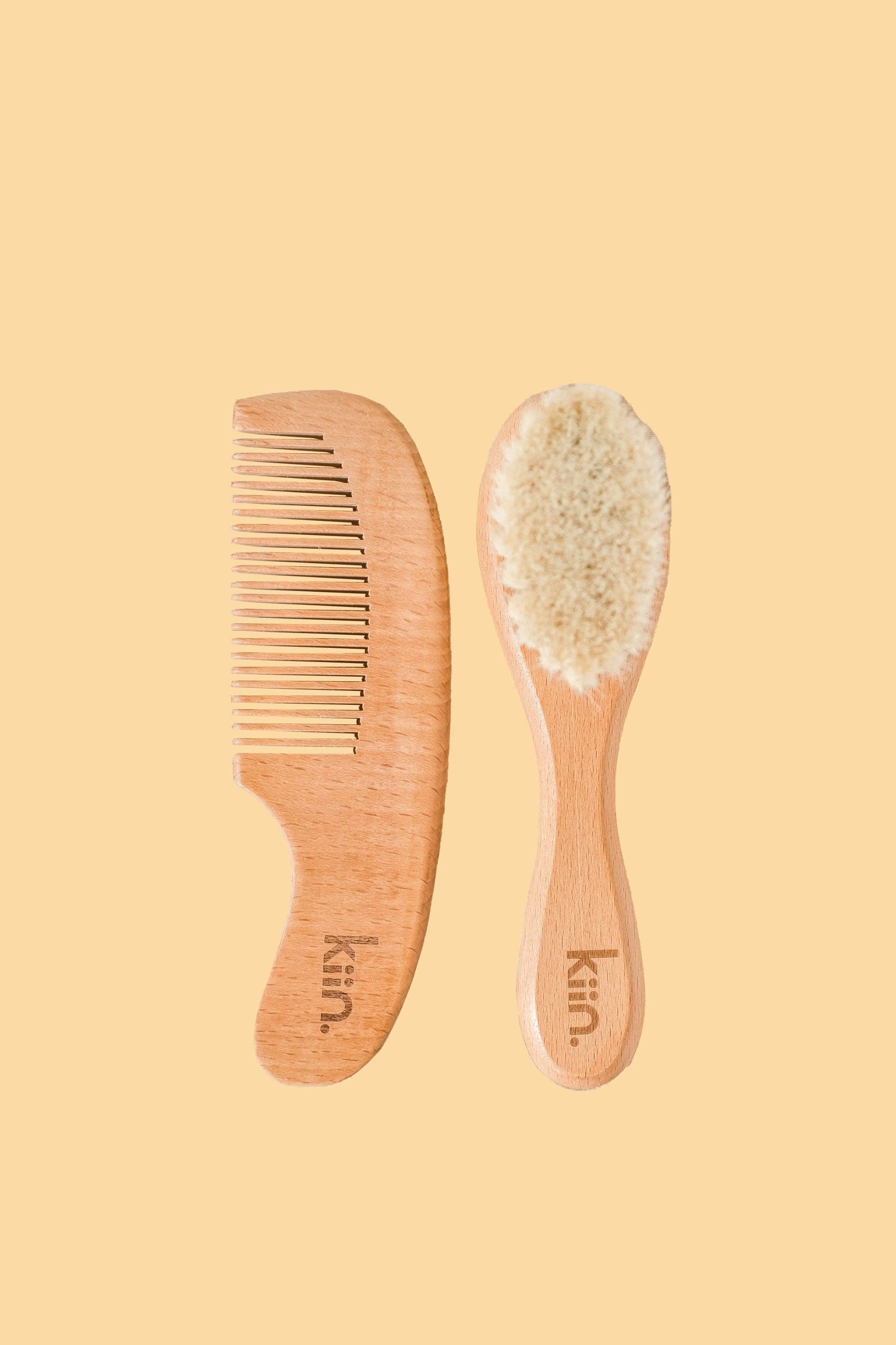 Brush & Comb Set | Baby - Wooden - Image 12